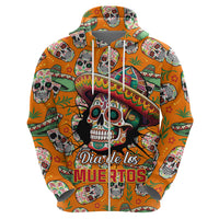 Personalised Day Of The Dead Hoodie Sugar Skull Dia de los Muertos - Wonder Print Shop