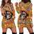 Personalised Day Of The Dead Hoodie Dress Sugar Skull Dia de los Muertos - Wonder Print Shop