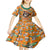 Personalised Day Of The Dead Kid Short Sleeve Dress Sugar Skull Dia de los Muertos - Wonder Print Shop