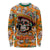 Personalised Day Of The Dead Long Sleeve Shirt Sugar Skull Dia de los Muertos - Wonder Print Shop