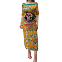 Personalised Day Of The Dead Puletasi Sugar Skull Dia de los Muertos - Wonder Print Shop