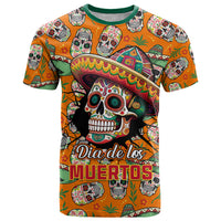 Personalised Day Of The Dead T Shirt Sugar Skull Dia de los Muertos - Wonder Print Shop