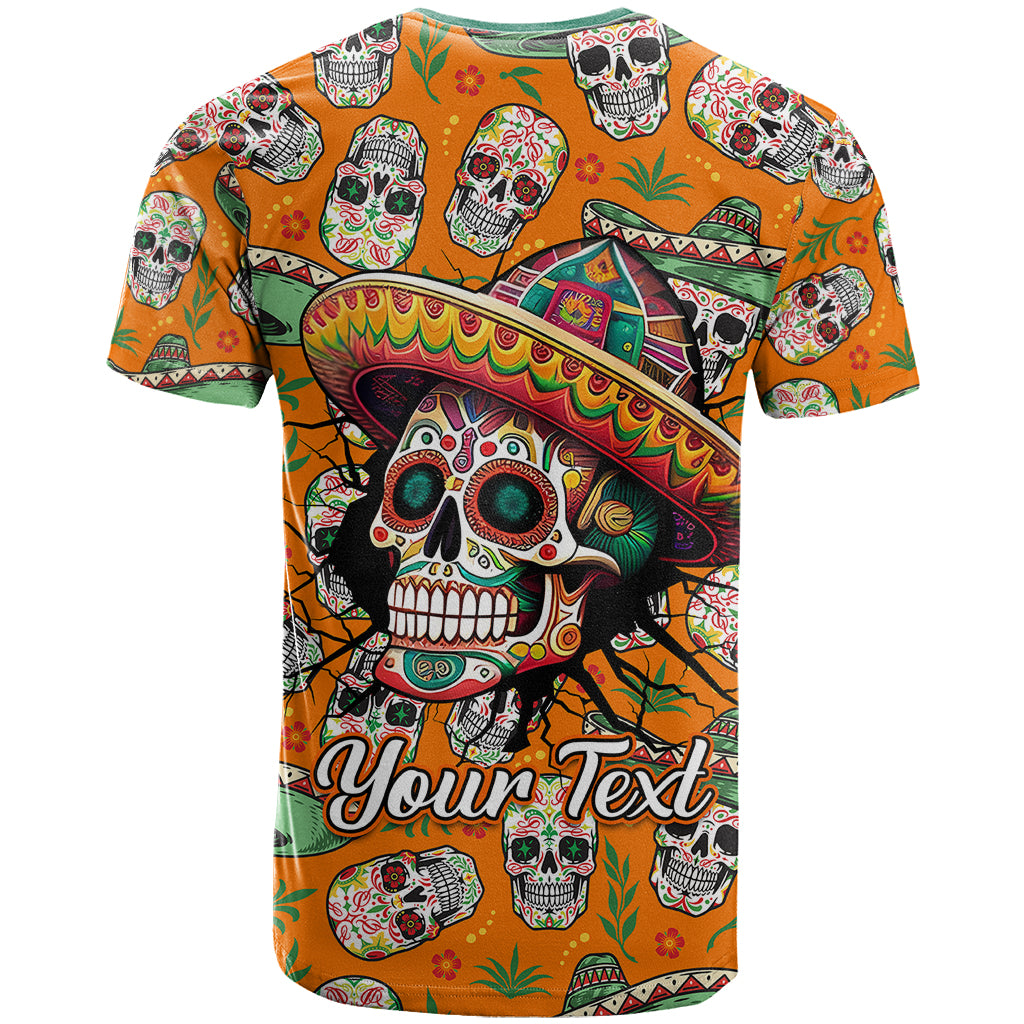 Personalised Day Of The Dead T Shirt Sugar Skull Dia de los Muertos - Wonder Print Shop