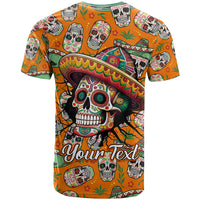 Personalised Day Of The Dead T Shirt Sugar Skull Dia de los Muertos - Wonder Print Shop