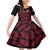 Fiji Rugby Family Matching Mermaid Dress and Hawaiian Shirt Flying Fijians Red Palm Tree Version - Wonder Print Shop