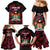 Fiji Rugby Family Matching Mermaid Dress and Hawaiian Shirt Flying Fijians Red Palm Tree Version - Wonder Print Shop