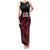 Fiji Rugby Family Matching Tank Maxi Dress and Hawaiian Shirt Flying Fijians Red Palm Tree Version - Wonder Print Shop