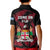Fiji Rugby Kid Polo Shirt Flying Fijians Red Palm Tree Version - Wonder Print Shop