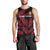 Fiji Rugby Men Tank Top Flying Fijians Red Palm Tree Version - Wonder Print Shop