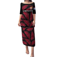 Fiji Rugby Puletasi Flying Fijians Red Palm Tree Version - Wonder Print Shop