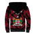 Fiji Rugby Sherpa Hoodie Flying Fijians Red Palm Tree Version - Wonder Print Shop