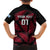 Custom Fiji Rugby Kid Hawaiian Shirt Flying Fijians Red Palm Tree Version - Wonder Print Shop