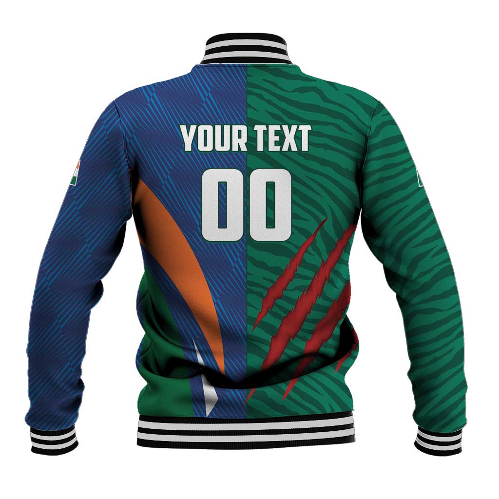 Custom Cricket India Vs Bangladesh Baseball Jacket Simple Style - Wonder Print Shop