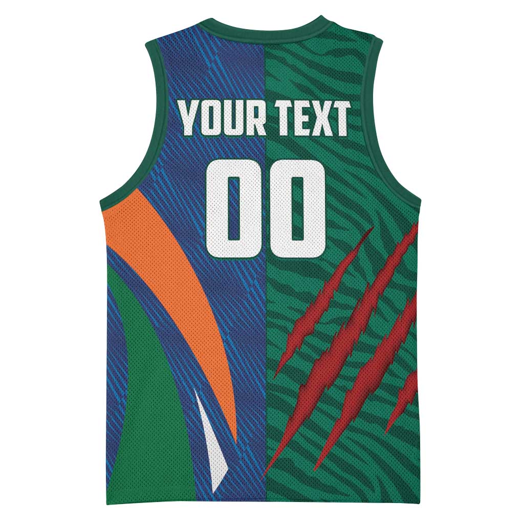 Custom Cricket India Vs Bangladesh Basketball Jersey Simple Style - Wonder Print Shop