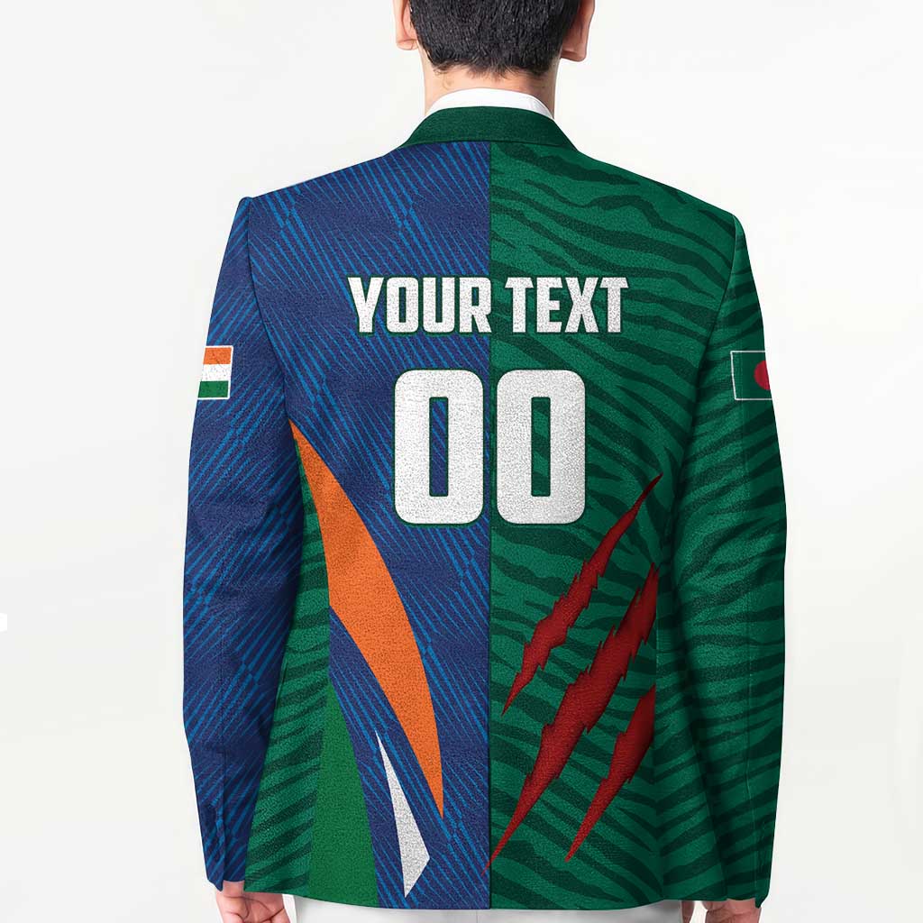 Custom Cricket India Vs Bangladesh Blazer Simple Style - Wonder Print Shop