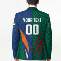Custom Cricket India Vs Bangladesh Blazer Simple Style - Wonder Print Shop