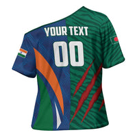 Custom Cricket India Vs Bangladesh Cross Shoulder Shirt Simple Style - Wonder Print Shop