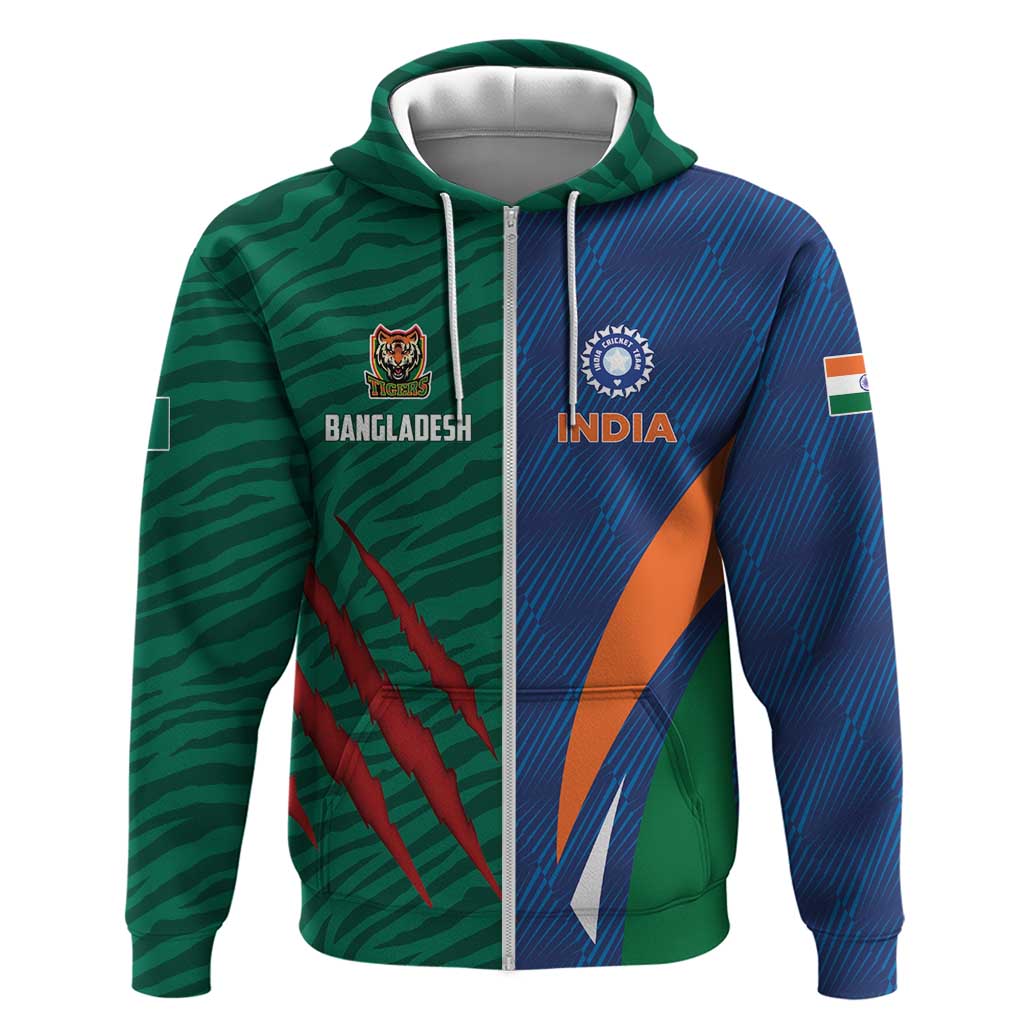 Custom Cricket India Vs Bangladesh Hoodie Simple Style - Wonder Print Shop