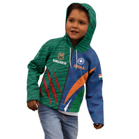 Custom Cricket India Vs Bangladesh Kid Hoodie Simple Style - Wonder Print Shop