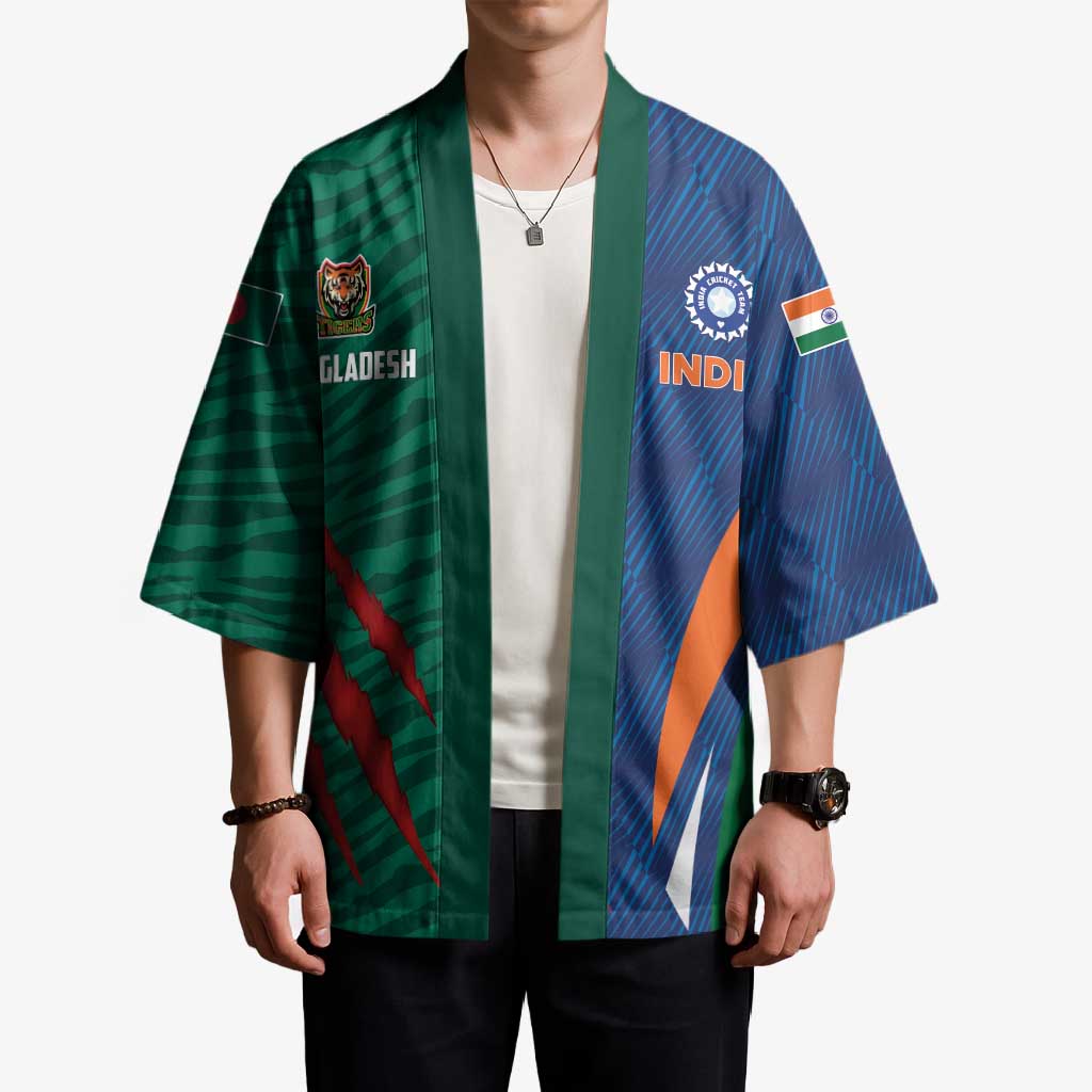 Custom Cricket India Vs Bangladesh Kimono Simple Style - Wonder Print Shop