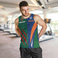 Custom Cricket India Vs Bangladesh Men Tank Top Simple Style - Wonder Print Shop