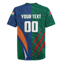 Custom Cricket India Vs Bangladesh Rugby Jersey Simple Style - Wonder Print Shop
