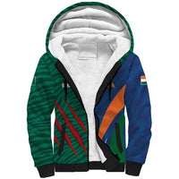 Custom Cricket India Vs Bangladesh Sherpa Hoodie Simple Style - Wonder Print Shop
