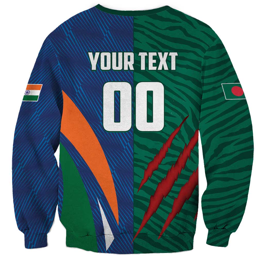 Custom Cricket India Vs Bangladesh Sweatshirt Simple Style - Wonder Print Shop