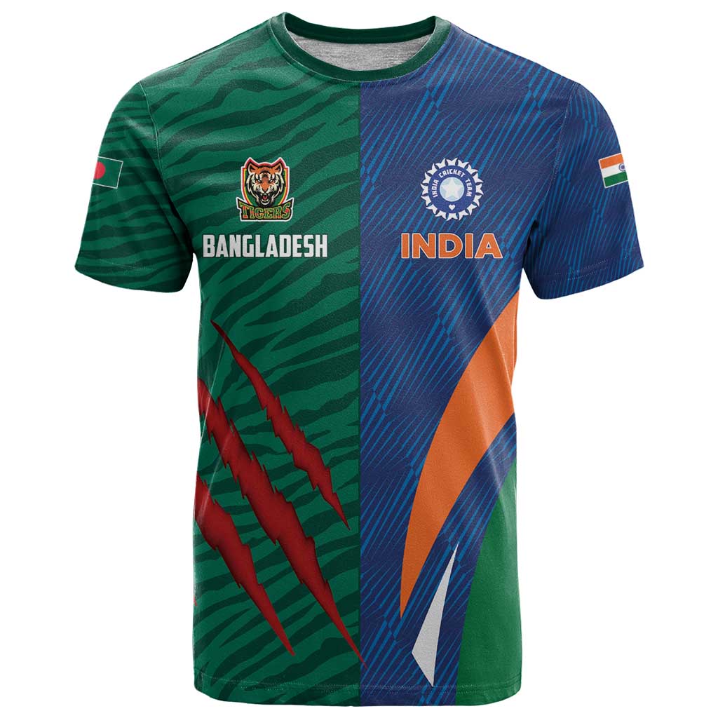 Custom Cricket India Vs Bangladesh T Shirt Simple Style - Wonder Print Shop