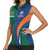 Custom Cricket India Vs Bangladesh Women Sleeveless Polo Shirt Simple Style - Wonder Print Shop