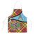 Saint Lucia Creole Day Apron Madras Pattern Zipper Stylized - Wonder Print Shop