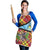 Saint Lucia Creole Day Apron Madras Pattern Zipper Stylized - Wonder Print Shop