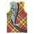 Saint Lucia Creole Day Basketball Jersey Madras Pattern Zipper Stylized - Wonder Print Shop