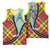 Saint Lucia Creole Day Basketball Jersey Madras Pattern Zipper Stylized - Wonder Print Shop