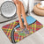 Saint Lucia Creole Day Bathroom Set Madras Pattern Zipper Stylized - Wonder Print Shop