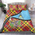 Saint Lucia Creole Day Bedding Set Madras Pattern Zipper Stylized - Wonder Print Shop