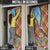 Saint Lucia Creole Day Door Cover Madras Pattern Zipper Stylized - Wonder Print Shop