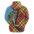 Saint Lucia Creole Day Hoodie Madras Pattern Zipper Stylized - Wonder Print Shop