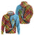 Saint Lucia Creole Day Hoodie Madras Pattern Zipper Stylized - Wonder Print Shop