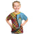 Saint Lucia Creole Day Kid T Shirt Madras Pattern Zipper Stylized - Wonder Print Shop