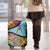Saint Lucia Creole Day Luggage Cover Madras Pattern Zipper Stylized - Wonder Print Shop
