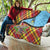 Saint Lucia Creole Day Quilt Madras Pattern Zipper Stylized - Wonder Print Shop