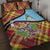 Saint Lucia Creole Day Quilt Bed Set Madras Pattern Zipper Stylized - Wonder Print Shop
