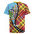 Saint Lucia Creole Day Rugby Jersey Madras Pattern Zipper Stylized - Wonder Print Shop