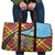 Saint Lucia Creole Day Travel Bag Madras Pattern Zipper Stylized - Wonder Print Shop