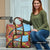 Saint Lucia Creole Day Travel Bag Madras Pattern Zipper Stylized - Wonder Print Shop