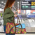 Saint Lucia Creole Day Travel Bag Madras Pattern Zipper Stylized - Wonder Print Shop