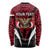 Personalised Yemen Independence Day Long Sleeve Shirt Yemeni Coat Of Arms Leopard Pattern - Wonder Print Shop