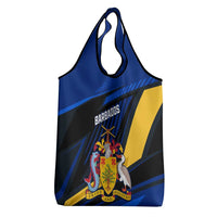 Personalised Barbados Independence Day Grocery Bag Barbadian Coat Of Arms Special Version