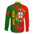 personalised-portugal-independence-day-family-matching-long-sleeve-bodycon-dress-and-hawaiian-shirt-portuguesa-map-flag-style